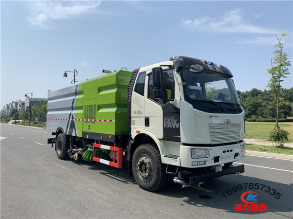 國六排放解放洗掃車（16方）
