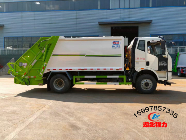 解放壓縮式垃圾車14方