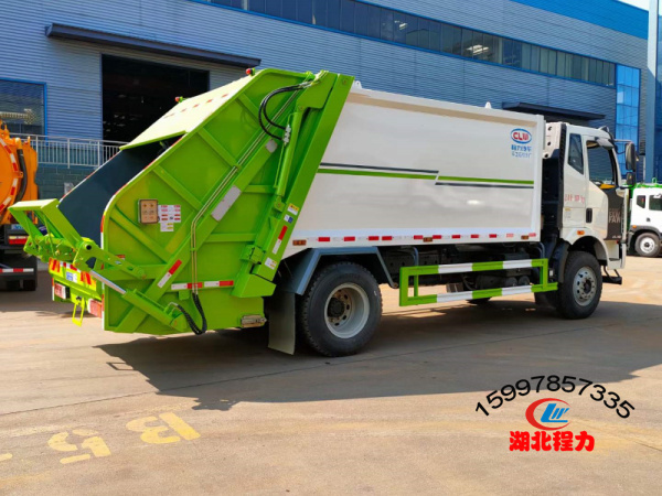 解放壓縮式垃圾車14方