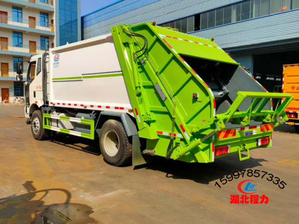 解放壓縮式垃圾車14方