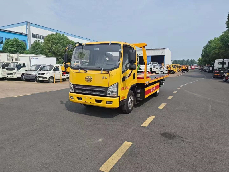 解放虎VN藍(lán)牌6噸重載板清障車